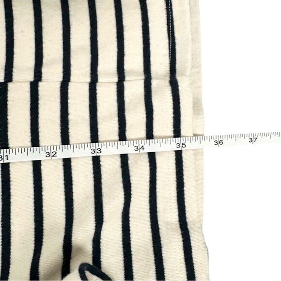 Tuckernuck Cream Black Striped Ashton Polo Collared Shift Mini Dress Size Large - Picture 7 of 7